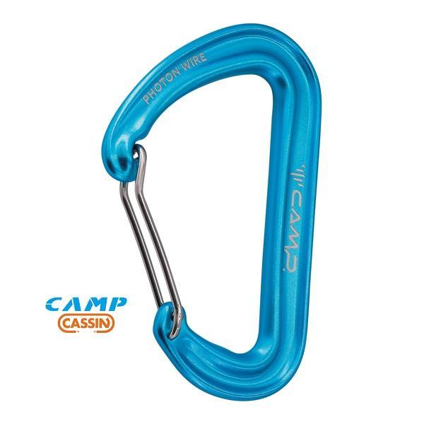 【メール便可】カンプ カラビナ フォトンワイヤー ライトブルー 品番 5247001 CAMPカラビナ 52470