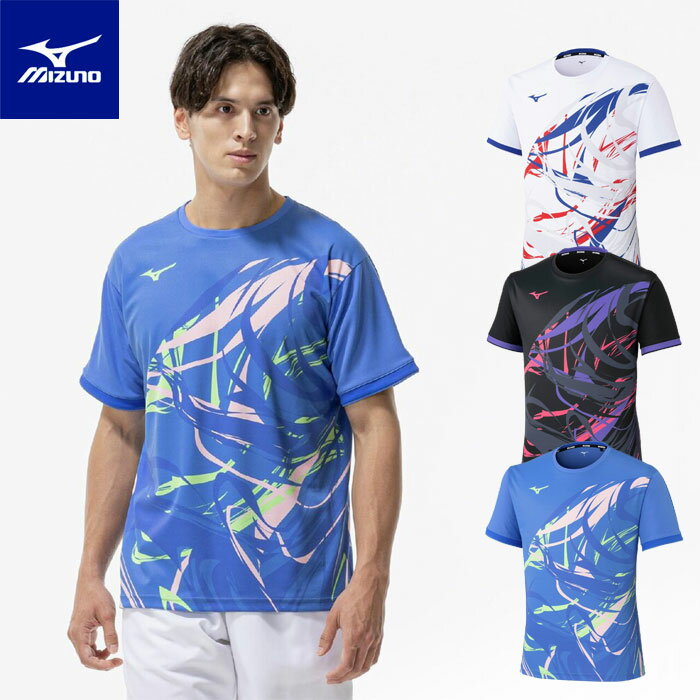 【メール便可】ミズノ ゲームシャツ メンズ 男女兼用 62JAD024 ユニフォーム テニス ソフトテニス バドミントン