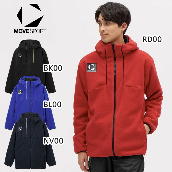 Sportswear - デサント ムーブスポーツ フリース メンズ 保温 フリースジャケット ST5FSWT0M 防寒