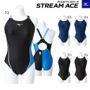【メール便可】ミズノ 競泳水着 レディース FINA承認 ストリームエース ローカット N2MA2740 スイムウエア