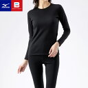 【送料無料】ブレスサーモ インナー 上下 レディース 中厚アクティブ ミズノ C2JAA831 C2JBA832 発熱 保温 あったか