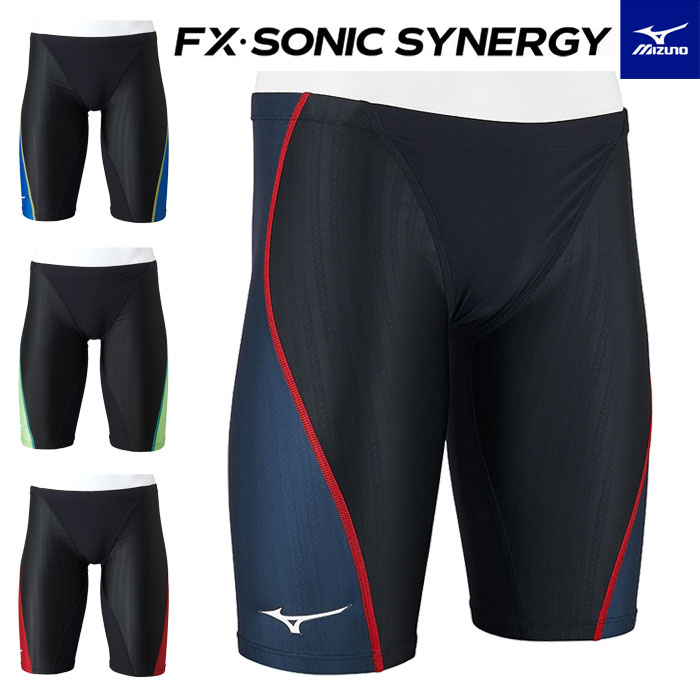 【メール便可】ミズノ 競泳水着 ジュニア男子 FINA承認 FX・SONIC SYNERGY ハーフスパッツ N2MBA430 スイムウエア