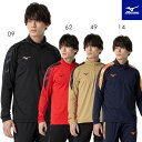 ミズノ ジャージ シャツ メンズ ジュニア 男女兼用 ストレッチ 裏起毛 P2MCA516