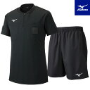 サッカー 審判服 上下セット ミズノ レフリーシャツ&パンツ P2MABA01 P2MBBA01