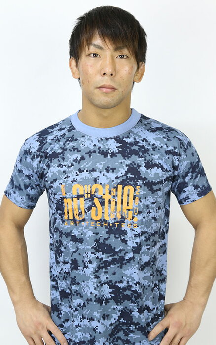 【オ・スティーレ】　Ho-Stile　Tシャツ　デジタルCAMO（アーバングレイ）／ボクシング キックボクシング ブラジリアン柔術 ファイトトレーニング 練習 MMA UFC