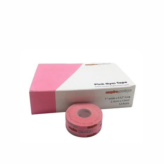 Empire Protape [エンパイア プロテープ] 箱売り/ボックス GYMテープ（ピンク）Pink Fusion 2.5cm×13m BOX（12ロール入り）／ピンク フュージョン 桃色 テーピングテープ バンデージ バンテージ 試合用テープ スポーツテープ MMA 総合格闘技 ボクシング キック
