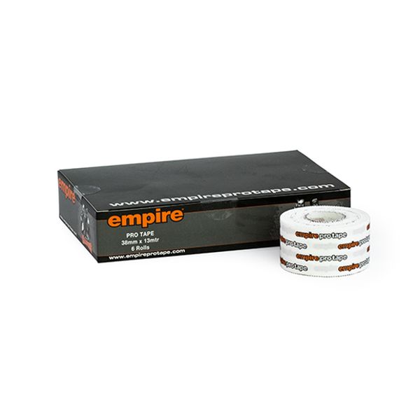 Empire Protape 　　箱売り/ボックス　ロゴ　3.8cm×13m　 BOX（6ロール入り）　／　テーピングテープ バンデージ バンテージ 試合用テープ スポーツテープ ホワイト 総柄 ロゴ柄 総合格闘技 ボクシング キックボクシング ブラジリアン柔術 MMA UFC