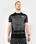 PRICE DOWN !!　VENUM [ヴェヌム] ドライテックTシャツ　Sky247（黒/グレー）　／　トレーニングウェア 練習着 撥水Tシャツ 吸水Tシャツ 総合格闘技 ボクシング キックボクシング ブラジリアン柔術 MMA UFC ヴェナム ヴェノム ベヌム トレーニングウェア 練習着 Tシャツ