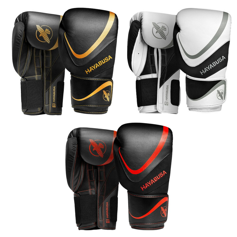 【取寄せ商品】 HAYABUSA [ハヤブサ]　H5 ボクシンググローブ／ H5 Boxing Gloves （10oz ～ 16oz）／ 中級レベル マジックテープ式 正規品 10oz 12oz 14oz 16oz 10オンス12オンス 14オンス16オンス スパーリング ミット打ち プロ アマチュア 練習 トレーニング