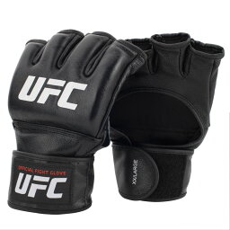 【在庫あり】【正規品】 UFC オフィシャル　ファイトグローブ（S-M）　／　総合格闘技 ボクシング キックボクシング ブラジリアン柔術 MMA UFC公式 格闘技用グローブ スパーリンググローブ トレーニンググローブ オープンフィンガーグローブ MMAグローブ ブラック UFCロゴ