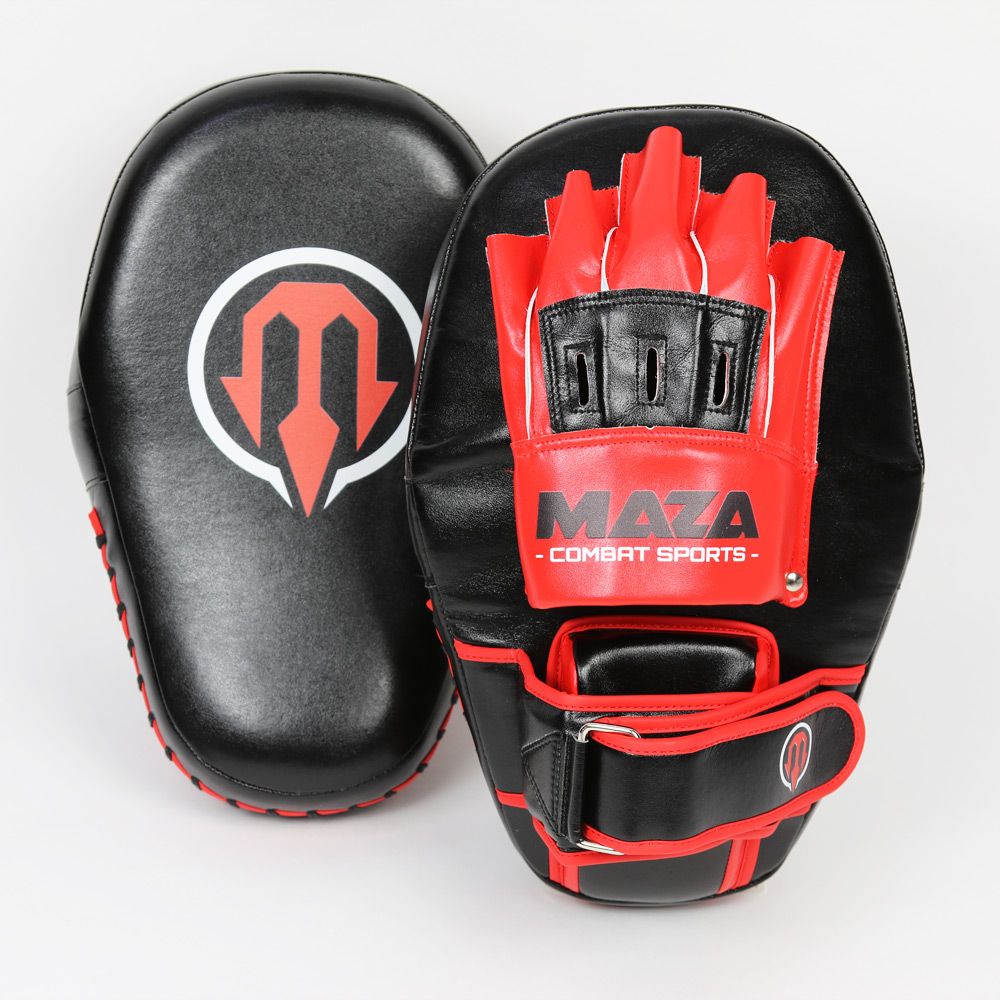 MAZA［マザ］ KURO-1　ロングカーブ フォーカスミット ／ Long Curve Focus Mitt ／ トレーニング パッド MMA 総合格闘技 ボクシング キックボクシング ブラジリアン柔術 パンチ キック トレーニング器具 トレーニング用品 練習器具 練習用品