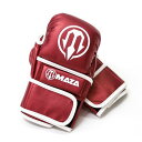 MAZA［マザ］ MMA パウンドグローブ（メタルレッド）／Pound Gloves - Metal Red ／ オープンフィンガーグローブ ファイトグローブ MMA 総合 格闘技 ムエタイ テコンドー ファイトギア ボクシンググローブ スパーリンググローブ ミット打ち トレーニング