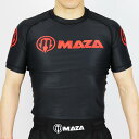 MAZAΥޥ Ⱦµå奬ɡKURO-1  Rushguard Short Sleeves Kuro-1ȥ졼˥󥰥 ܥ󥰥  եåȥͥ  ® ۿ Ⱦµ ȥåץ åȥ  ǥ ˥å   ˽ Ʈ MMA