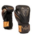 VENUM ヴェヌム ボクシンググローブ Impact - インパクト（黒/ブロンズ）／ Boxing Gloves - Black/Bronze ／ 正規品 8オンス 10オンス 12オンス 14オンス 16オンス マジックテープ式 スパーリング パンチング トレーニング ミット サンドバッグ メンズ レディース