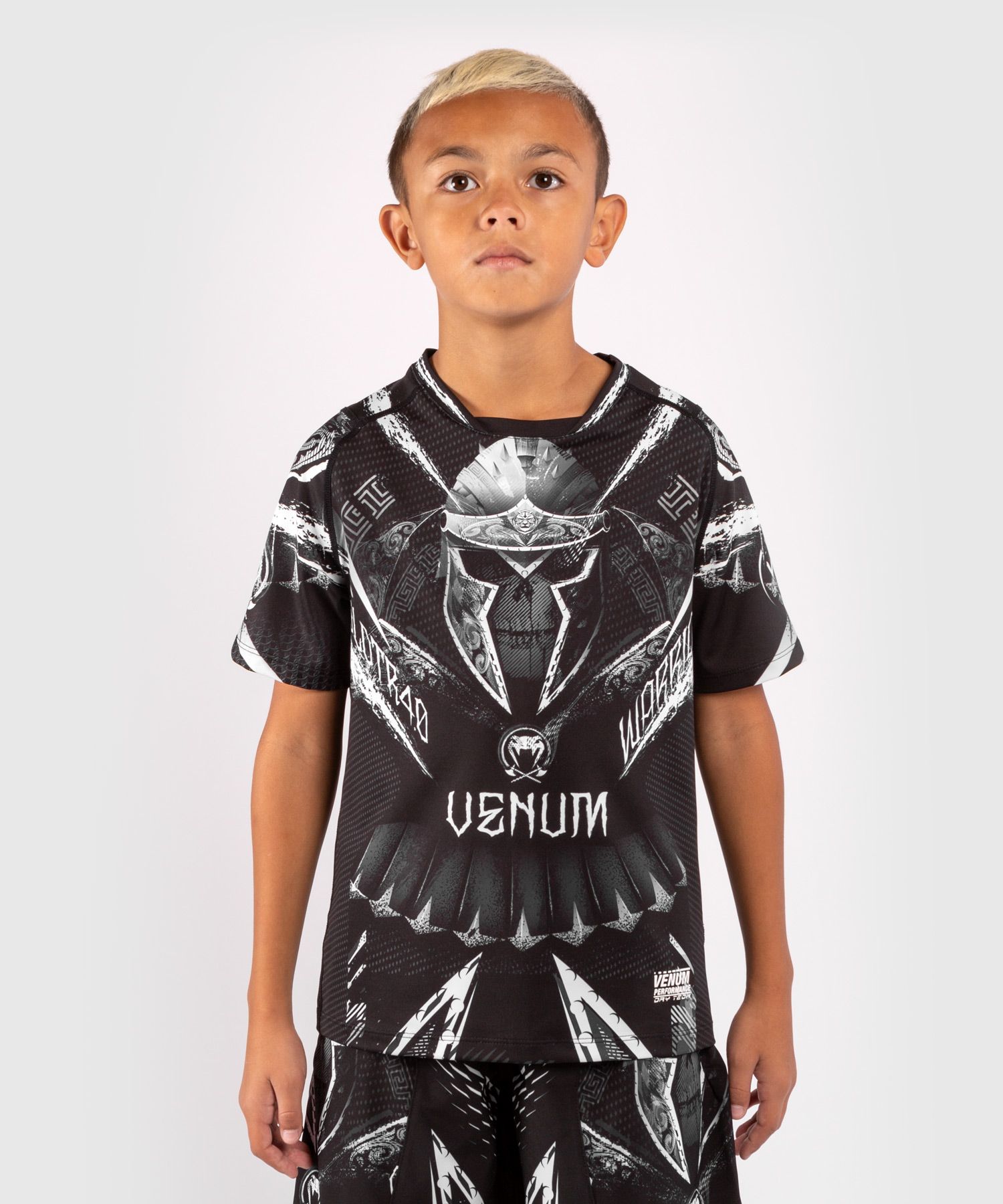 ■VENUM ヴェヌム キッズ ドライテックTシャツ GLDTR 4.0／ Gladiator グラディエーター 4.0 ／ Kids Dry Tech T-Shirts ジュニア 子供用 MMA ファイトウェア トレーニング 総合格闘技 ボクシング キックボクシング ブラジリアン柔術 レスリング 速乾 ドライシャツ