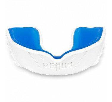 VENUM [ヴェヌム]　マウスガード　Challenger - チャレンジャー（白/青）／ Mouthguard - White/Blue（ケースつき）／ ホワイト ブルー スポーツ用 マウスピース スポーツ 総合格闘技 ボクシング キックボクシング ブラジリアン柔術 MMA UFC ヴェナム ヴェノム ベヌム