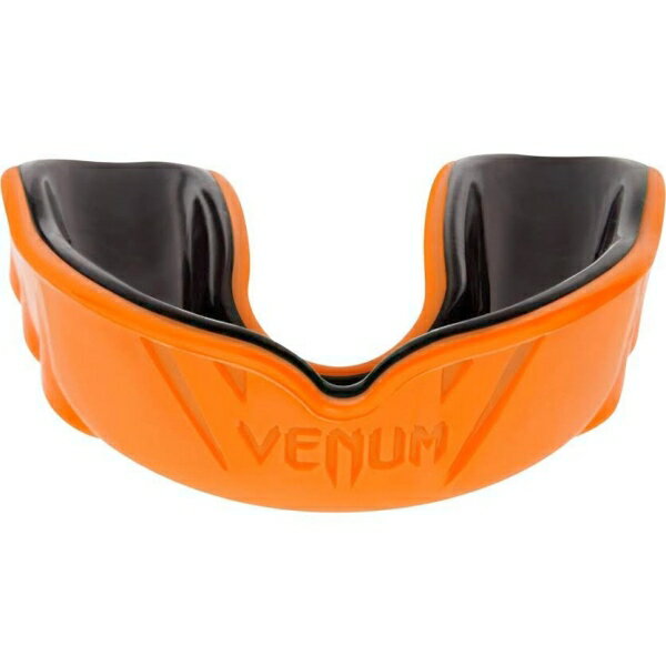 VENUM [ヴェヌム]　マウスガード　Challenger - チャレンジャー（オレンジ/黒）／ Mouthguard - Orange/Black（ケースつき）／ スポーツ用 マウスピース スポーツ 総合格闘技 ボクシング キックボクシング ブラジリアン柔術 MMA UFC ヴェナム ヴェノム ベヌム ベナム ベノム