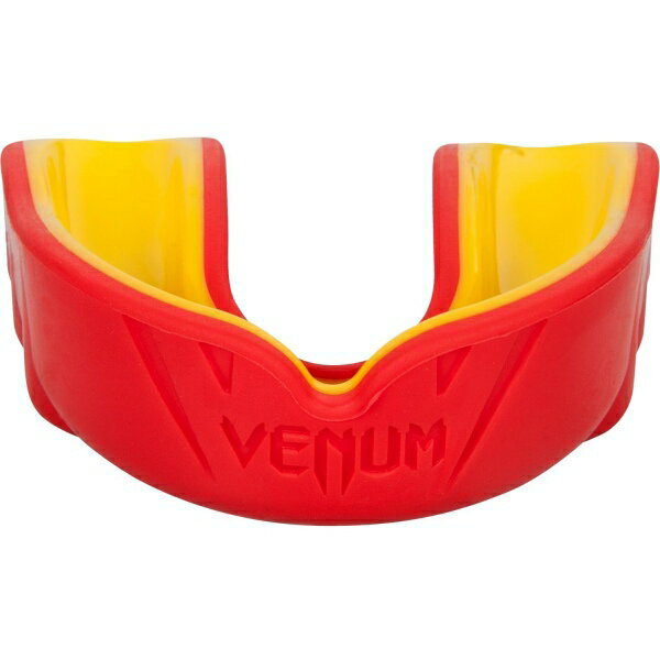 VENUM ヴェヌム マウスガード Challenger - チャレンジャー（赤/イエロー）／ Mouthguard - Red/Yellow（ケースつき）／ スポーツ用 マウスピース スポーツ 総合格闘技 ボクシング キックボクシング ブラジリアン柔術 MMA UFC ヴェナム ヴェノム ベヌム ベナム ベノム