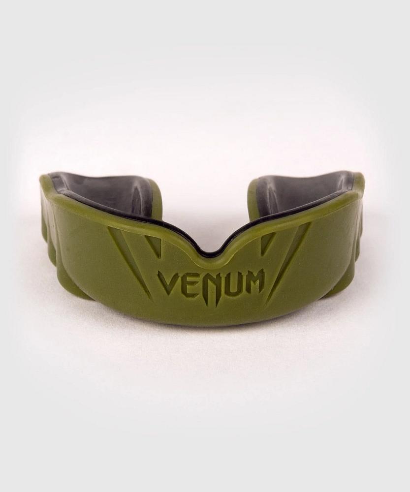 VENUM ヴェヌム マウスガード Challenger - チャレンジャー（カーキ/黒）／ Mouthguard - Khaki/Black（ケースつき）／ スポーツ用 マウスピース スポーツ 総合格闘技 ボクシング キックボクシング ブラジリアン柔術 MMA UFC ヴェナム ヴェノム ベヌム ベナム ベノム