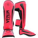 VENUM [ヴェヌム]　シンガード　Elite - エリート （ネオピンク）／ Shinguards - Neo Pink　／　正規品 レガース すね当て すねあて すねガード すねパッド プロテクター 防具 衝撃緩和 衝撃吸収 打撃 トレーニング メンズ レディース ユニセックス