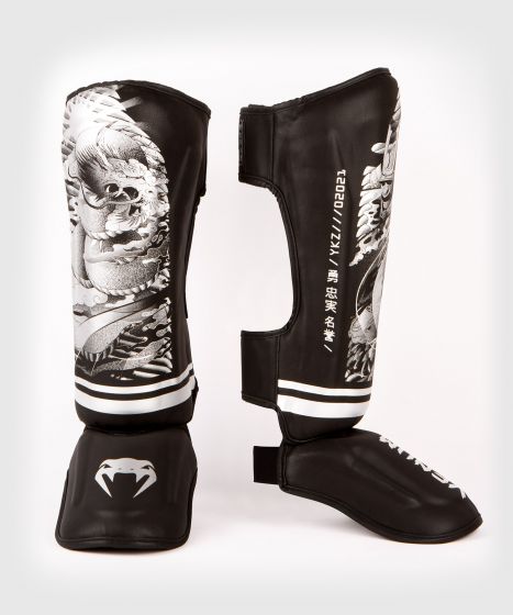 VENUM [ヴェヌム] シンガード YKZ21 黒/シルバー ／ Shinguards - Black/Silver ／ 正規品 レガース すね当て すねあて すねガード すねパッド プロテクター 防具 衝撃緩和 衝撃吸収 打撃 トレ…