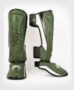 VENUM シンガード ELITE EVO (カーキ/シルバー)/ レガース レッグガード / エリート・エボ Shin guards Khaki/Silver/ 正規品 すね当て すねあて すねガード すねパッド 脛当て 脛あて 防具 衝撃吸収 打撃練習 メンズ レディース Mサイズ Lサイズ ヴェヌム ヴェナム