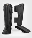 VENUM [ヴェヌム]　シンガード　インパクト・エボ（黒）／ Shinguards Impact Evo - Black ／　正規品 レガース すね当て すねあて すねガード すねパッド プロテクター 防具 衝撃緩和 衝撃吸収 打撃 トレーニング メンズ レディース ユニセックス MMA 格闘技