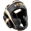 VENUM ヴェヌム ヘッドギア Elite - エリート （黒/ゴールド）／ Headgear - Black/Gold ／ヘッドガード 防具 プロテクター ファイトギア 黒 BLACK 総合格闘技 ボクシング キックボクシング ブラジリアン柔術 MMA UFC ヴェナム ヴェノム ベヌム ベナム ベノム