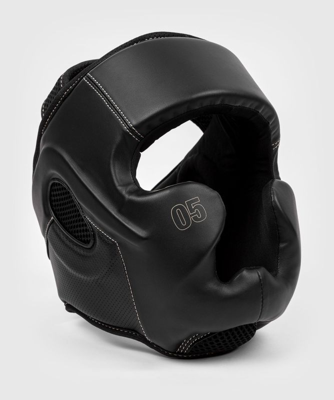 VENUM [ヴェヌム]　ヘッドギア　インパクト・エボ （黒）／ Headgear Impact Evo - Black　ヘッドガード プロテクター 防具 衝撃吸収 打撃練習 トレーニング 練習用 頭部保護 スポーツ 総合格闘技 ボクシング キックボクシング MMA UFC ヴェノム ベヌム ベノム