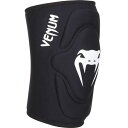 VENUM 　ジェル ニーパッド　Kontact - コンタクト（黒）（ペア）／ Lycra/Gel Knee Pads - Black　／　両足セット XS S M L XL サイズ ニーガード 膝ガード 膝パッド サポーター ゲルパッド ジェルパッド ボクシング 格闘技用 膝あて プロテクター 防具