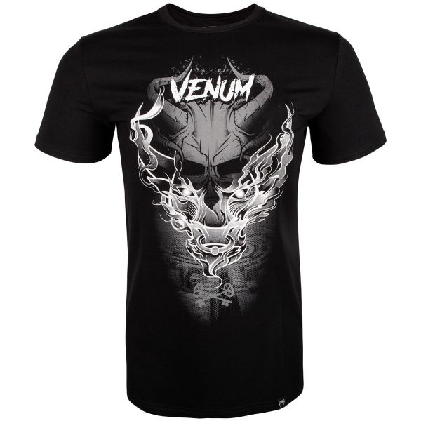 メンズTシャツ ■ VENUM［ヴェヌム］　Tシャツ　Minotaur ミノトール（黒/白）　／　総合格闘技 ボクシング キックボクシング ブラジリアン柔術 MMA UFC トレーニング ボクシングウェア 男性 ユニセックス 半袖 ホワイト ブラック ヴェナム ヴェノム ベヌム ベナム ベノム