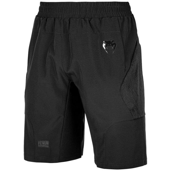 VENUM[ヴェヌム]　トレーニングショーツ　G-Fit（黒）- ジーフィット ／ Training Shorts - Black ファイトショーツ ショートパンツ トレーニング ブラック 総合格闘技 ボクシング キックボクシング ブラジリアン柔術 MMA UFC ヴェナム ヴェノム ベヌム ベナム ベノム