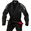 VENUM ヴェヌム BJJ Gi ブラジリアン柔術着 Contender Evo（黒） コンテンダー エボ ※帯なし ／Jiu-Jitsu Gi - Black // 格闘技 UFC MMA グラップリング 寝技 IBJJF JBJJF 柔術衣 道着 上下セット ユニフォーム Jiu Jitsu Gi 軽量 トレーニング 練習 試合 男性