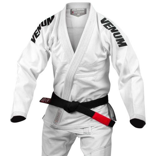 VENUM ヴェヌム BJJ Gi ブラジリアン柔術着 Contender Evo（白）コンテンダー エボ ※帯なし ／Jiu-Jitsu Gi - White // 格闘技 UFC MMA グラップリング 寝技 IBJJF JBJJF 柔術衣 道着 上下セット ユニフォーム Jiu Jitsu Gi 軽量 トレーニング 練習 試合 男性