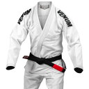 VENUM ヴェヌム BJJ Gi ブラジリアン柔術着 Contender Evo（白）コンテンダー エボ ※帯なし ／Jiu-Jitsu Gi - White // 格闘技 UFC MMA グラップリング 寝技 IBJJF JBJJF 柔術衣 道着 上下セット ユニフォーム Jiu Jitsu Gi 軽量 トレーニング 練習 試合 男性