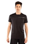 VENUM［ヴェヌム］　ドライテックTシャツ - G-Fit ／ ジーフィット（黒/黒）　／　総合格闘技 ボクシング キックボクシング ブラジリアン柔術 MMA UFC ヴェナム ヴェノム ベヌム ベナム ベノム トレーニングウェア 半袖 撥水 吸水 メンズ 男性 ユニセックス