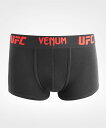 VENUM ヴェヌム UFC Adrenaline ファイトウィーク 計量用 ボクサーショーツ（黒）／ FIGHT WEEK Men’s Weigh-in Underwear - Black ／ ボクサーパンツ メンズ 下着 アンダーウェア ショート丈 ウェイトイン 計量 格闘技 試合