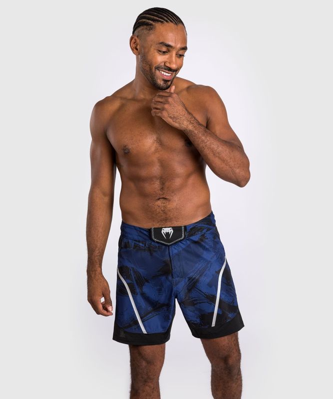 VENUM [ヴェヌム] ファイトショーツ エレクトロン 3.0 ネイビーブルー ／ Electron 3.0 Fight Shorts - Navy Blue 正規品 ファイトパンツ ボクシングショーツ ボクシングパンツ トレーニングウ…