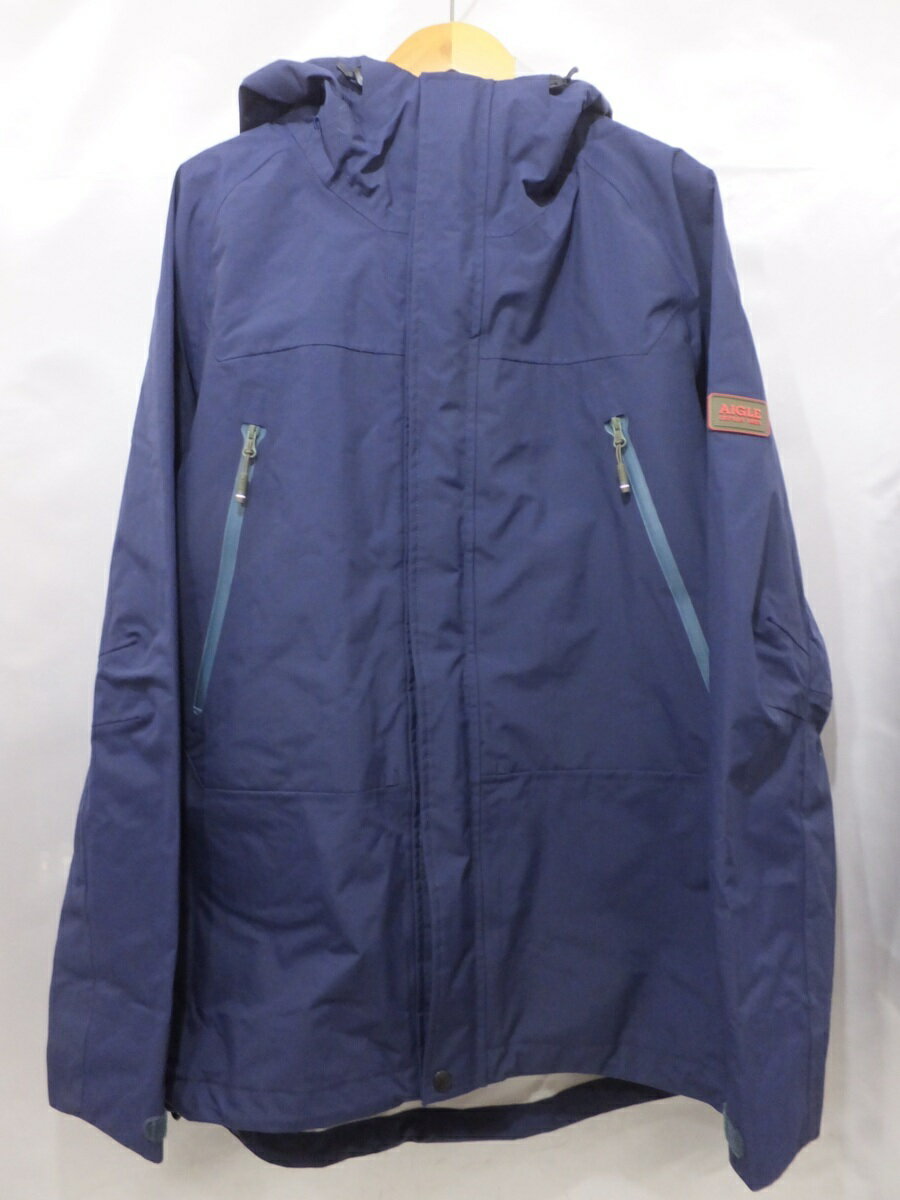 AIGLE エーグル MTD PERTEX PARKA JACKET サイズM ネイビー ナイロンジャケット アウター【中古】