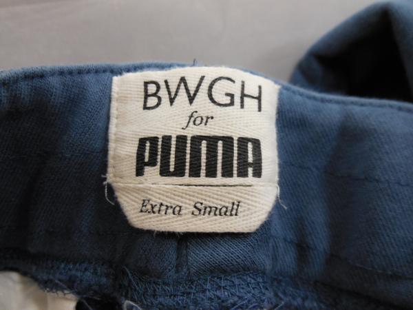 BWGH for PUMA ブルックリン ウィー ゴー ハード フォー プーマ スウェットパンツ SizeXS ダークネイビー MADE in TURKEY 568557 【中古】