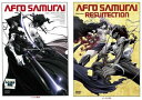 AFRO SAMURAI 劇場版とアフロサムライ レザレクションの(2枚セット)【全巻 アニメ 中古 DVD】メール便可 レンタル落ち 送料無料
