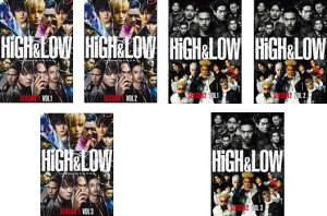 送料無料 HiGH&LOW(6枚セット)SEASON1、SEASON2【全巻セット 邦画 中古 DVD】レンタル落ち