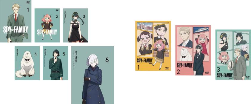 新品ケース交換済み スパイファミリー1期+2期+劇場版DVD全10巻セット 楽天市場】スパイファミリー 全巻（アニメ｜Blu-ray）：CD・DVDの通販