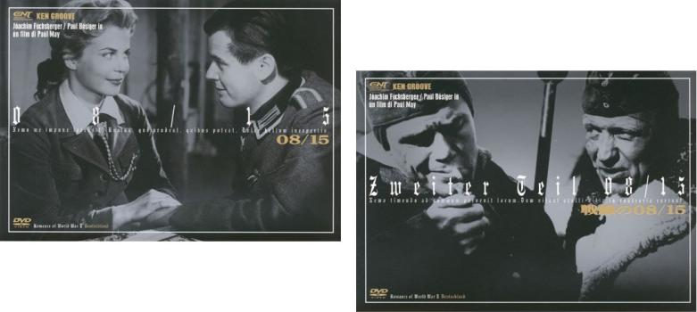 08/15 + 戦線の08/15(2枚セット) 字幕のみ【全巻 洋画 中古 DVD】メール便可 レンタル落ち 送料無料