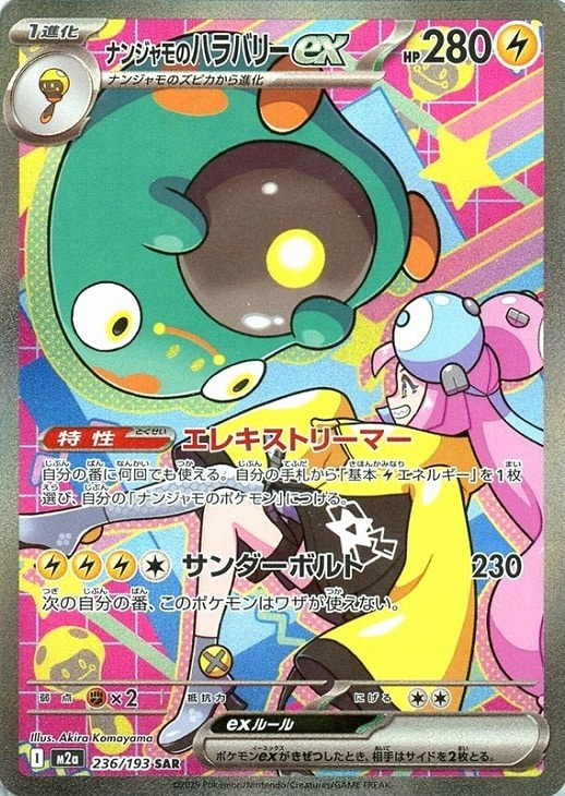 【美品】メガルカリオ&ナンジャモのハラバリー (ほんの気持ちのおまけ付き) おはこんハロチャオ！『ポケモン』ナンジャモ＆ハラバリーのポケモン