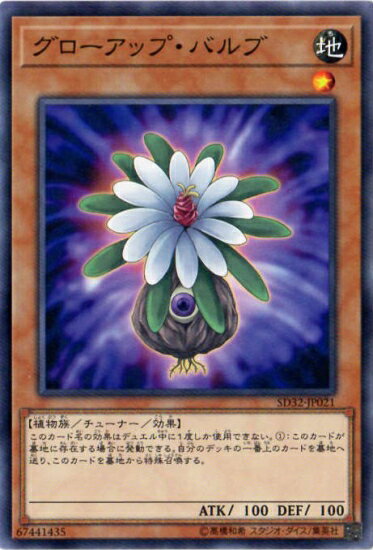 遊戯王OCG デュエルモンスターズ グローアップ・バルブ SD32 SD32-JP021 【中古】