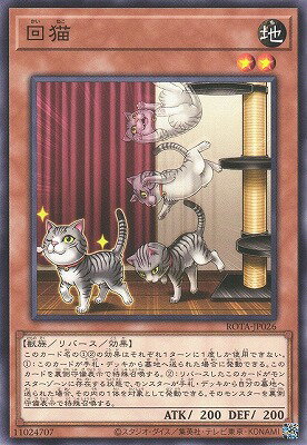 遊戯王OCG デュエルモンスターズ 回猫 ROTA ROTA-JP026 【中古】