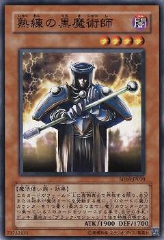 遊戯王OCG デュエルモンスターズ 熟練の黒魔術師 SD16 SD16-JP010 【中古】