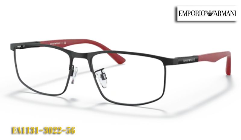 エンポリオ アルマーニ メガネ メンズ 【EMPORIO ARMANI】エンポリオ アルマーニ 眼鏡 メガネ フレーム EA1131-3022-56サイズ （度入り対応/フィット調整対応/送料無料【smtb-KD】