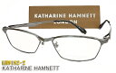 【KATHARINE HAMNETT】 キャサリン ハムネット 眼鏡メガネ フレーム KH9182-2 日本製 チタン（度入り対応/フィット調整対応/送料無料！【smtb-KD】